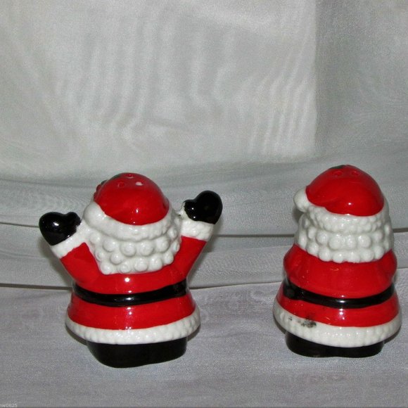 Vintage Santa Claus Christmas Salt & Pepper Shakers Holiday Decor - Picture 6 of 7